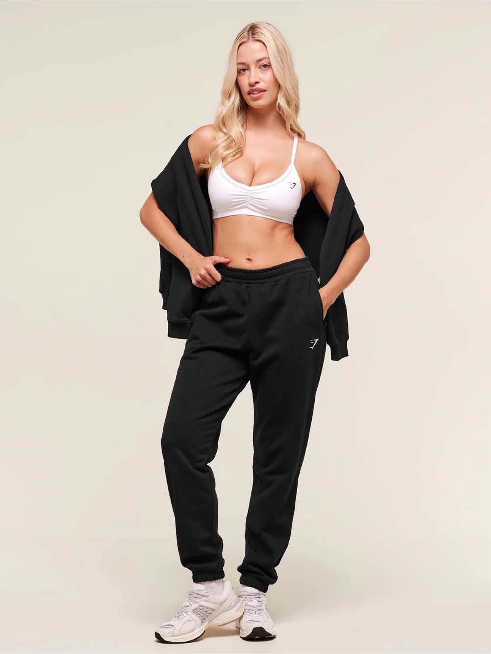 Gymshark TRAINING REGULAR FLEECE JOGGERS Regular Black